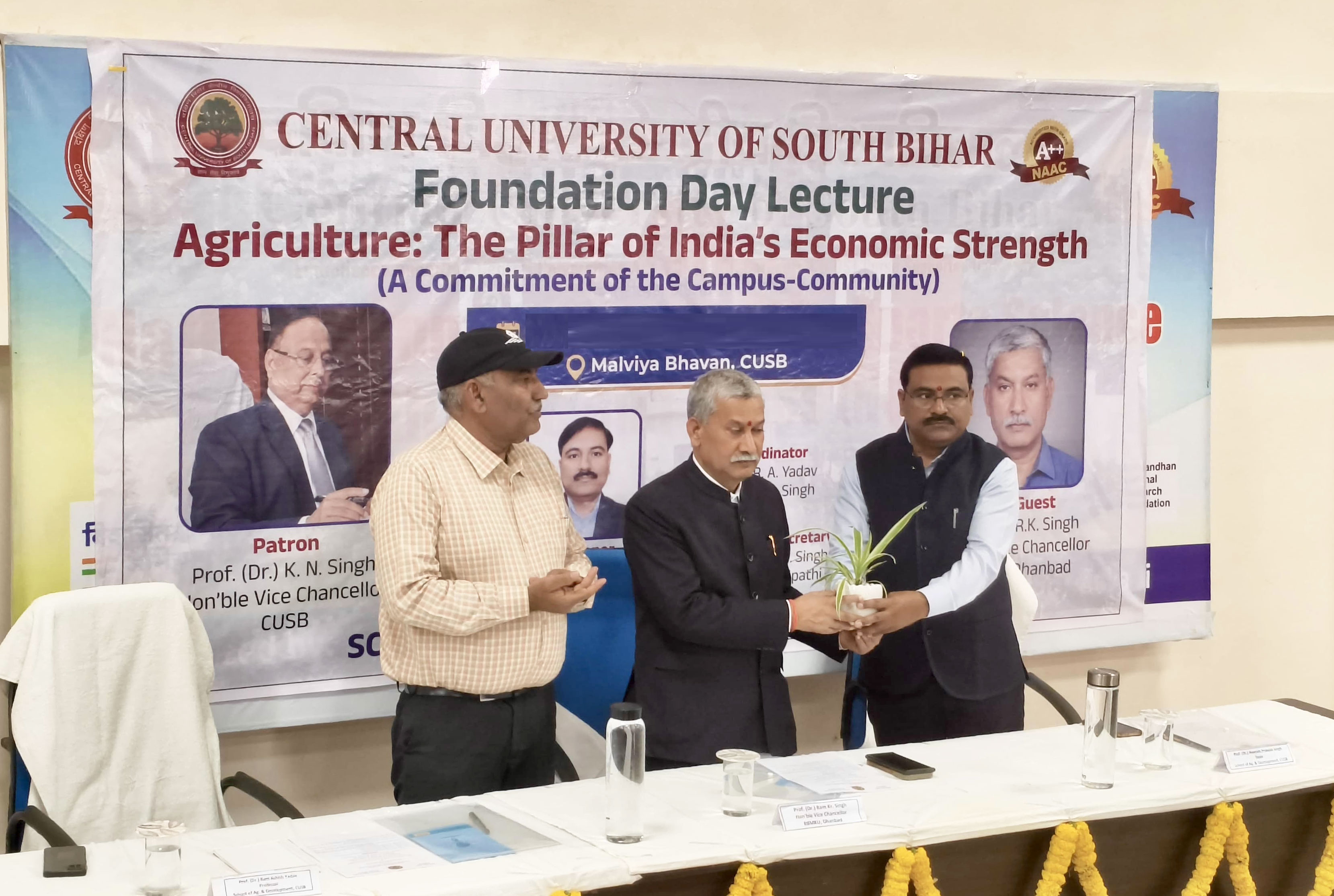 Foundation Day Lecture - Department of Agriculture at CUSB