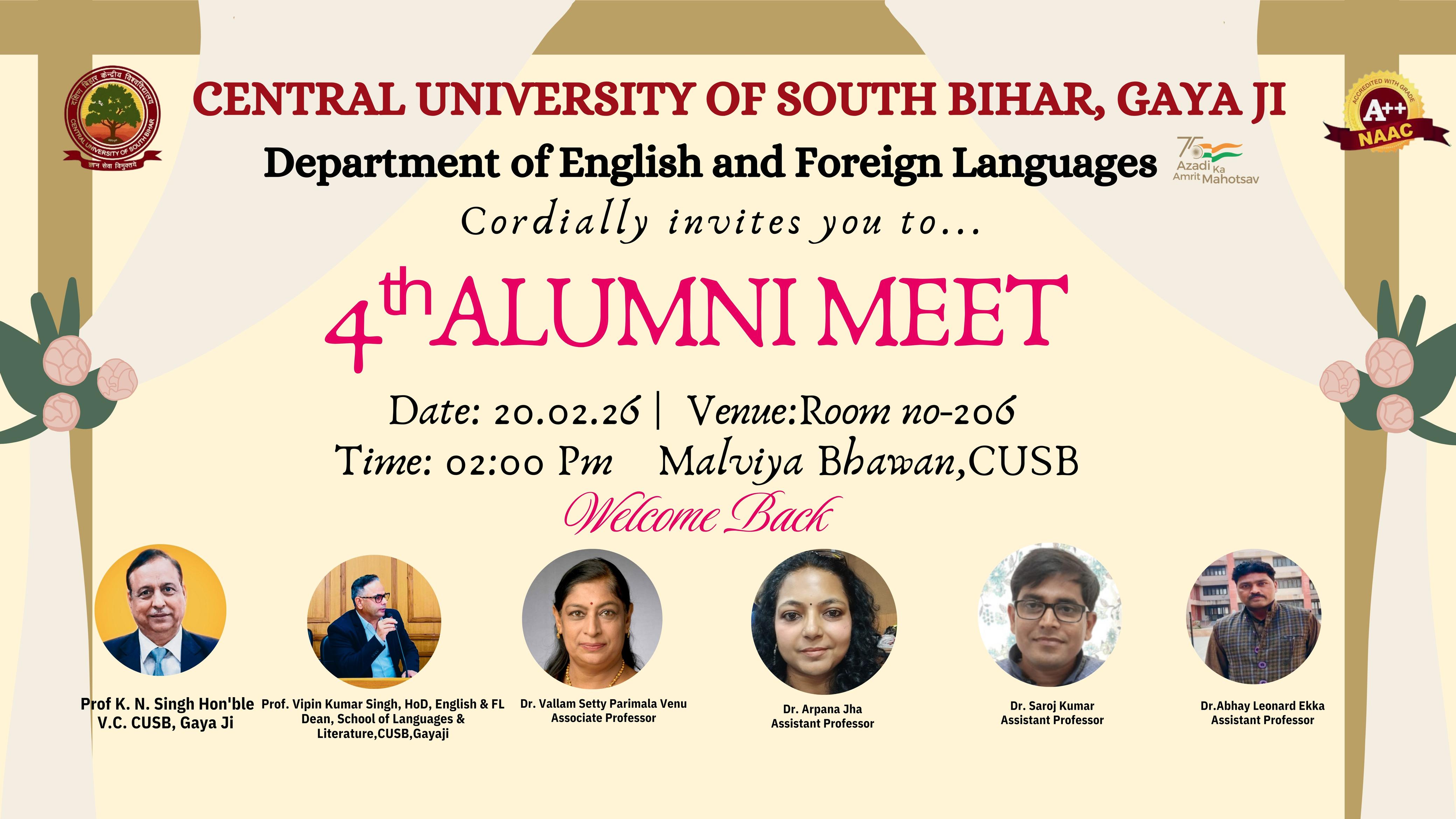 Foundation Day Lecture and Alumni Meet-EFL-20/02/26