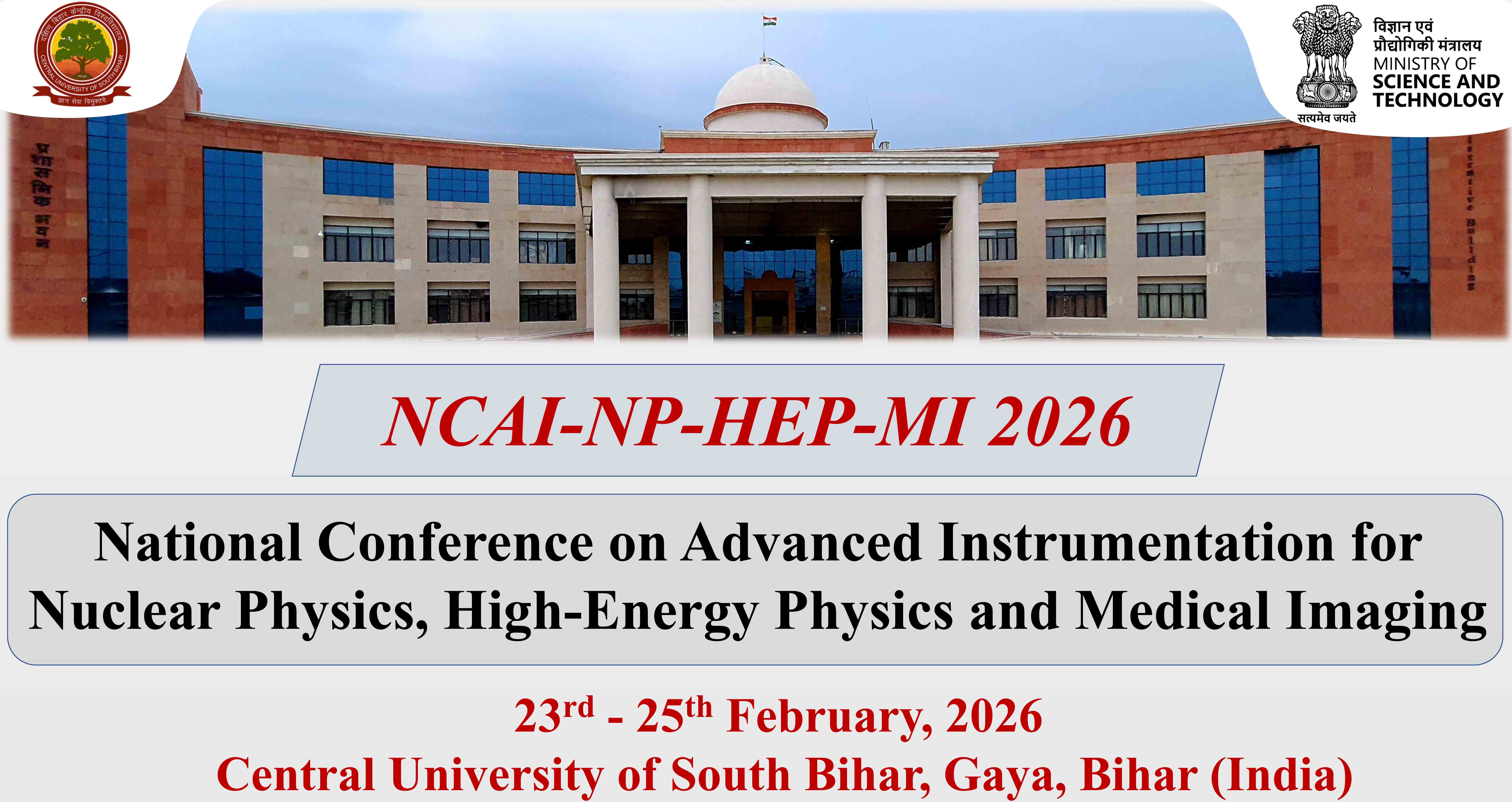 National Conference on Advanced Instrumentation for Nuclear Physics, High-Energy Physics and Medical Imagings