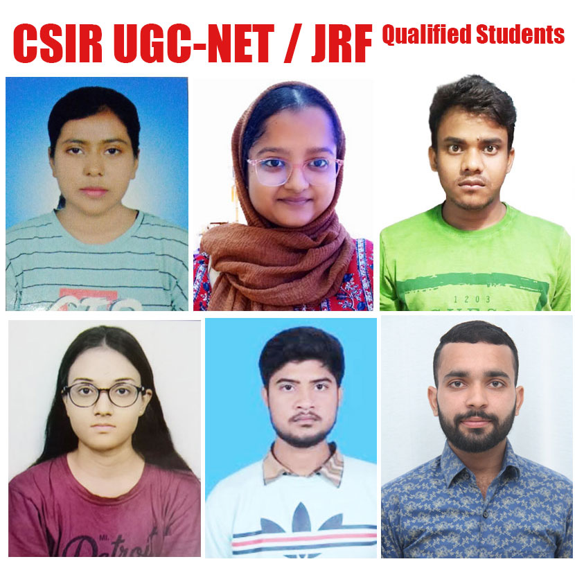 CUSB students qualified for CSIR UGC-NET / JRF 2024 Examination