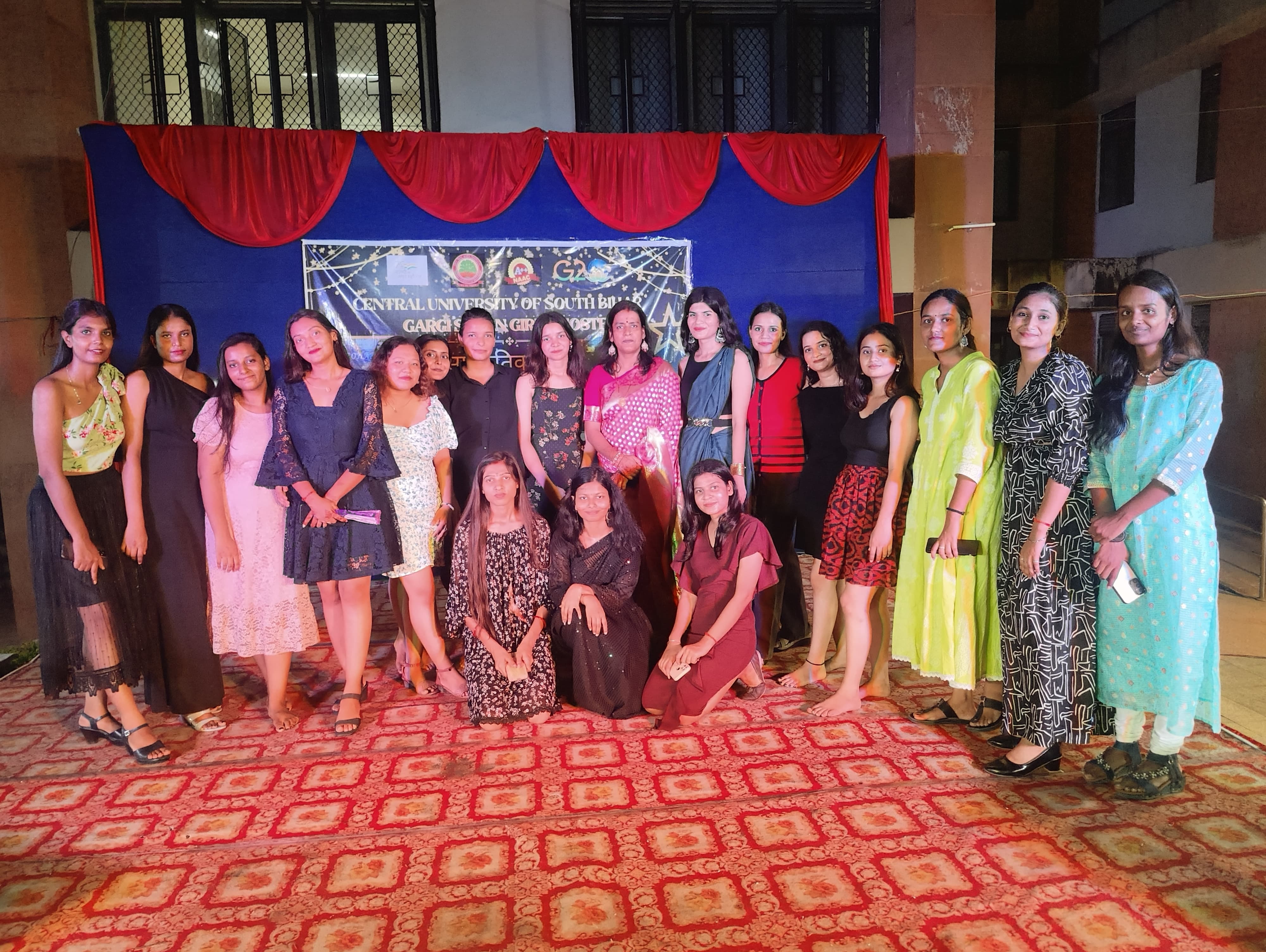 Cultural evening organized at Gargi Sadan Girls Hostel of CUSB