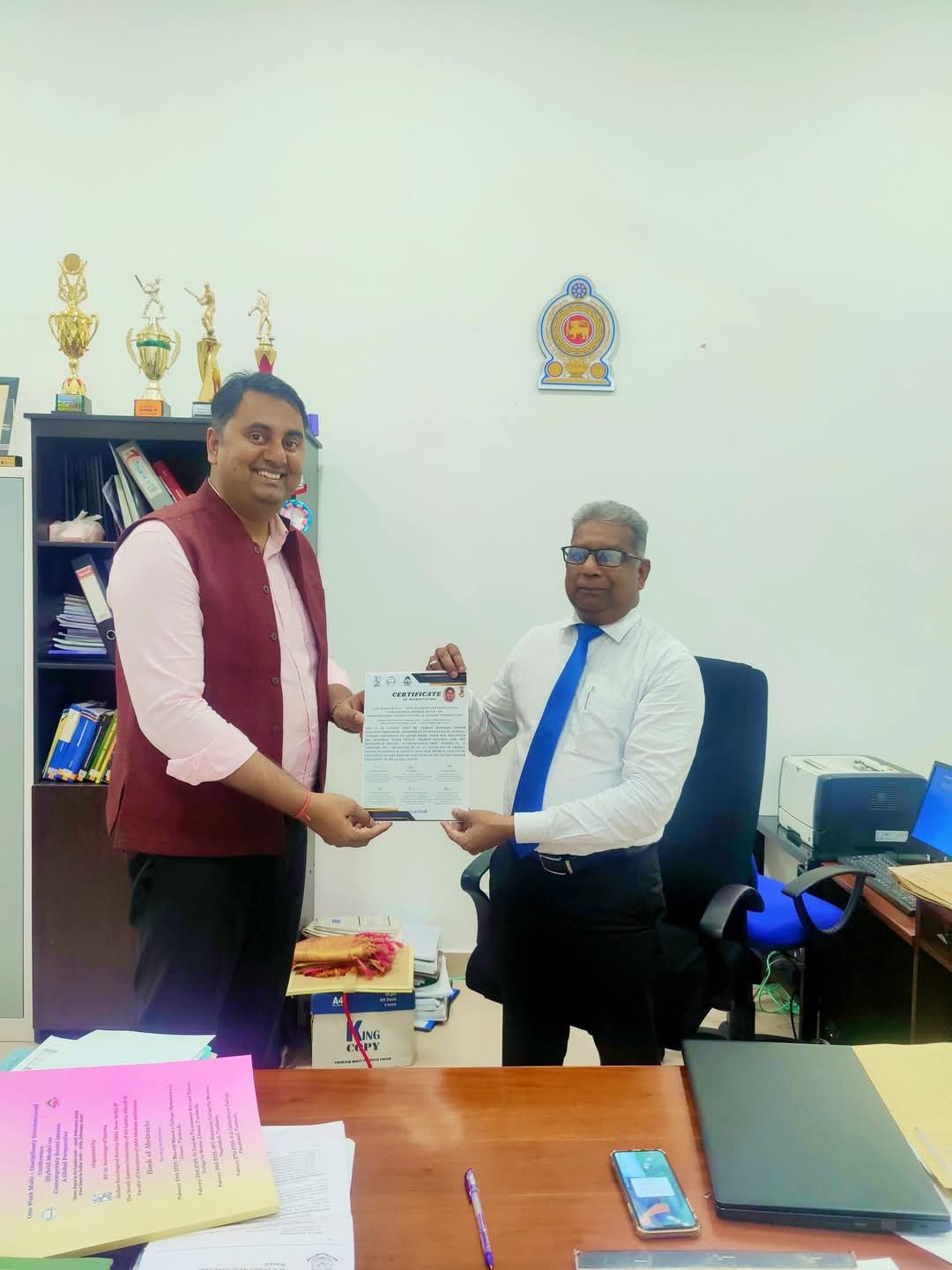 Dr. Parijat Pradhan participated as a resource person in the International Conference in Sri Lanka, February 21, 2025