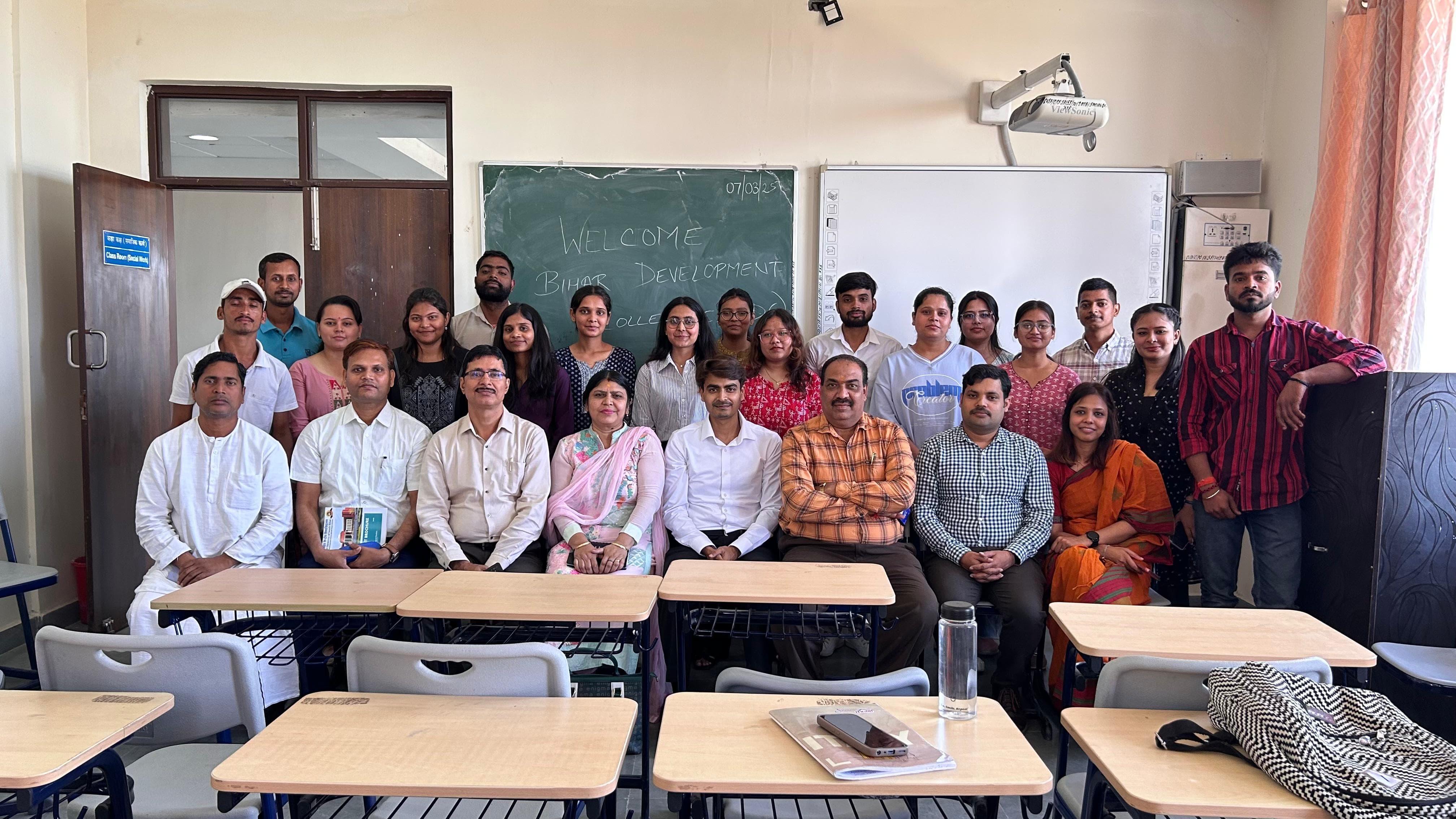 Pre-Placement Talk in collaboration with Bihar Vikas Collective (BVC) at Dept. of Sociological Studies, March 07, 2025