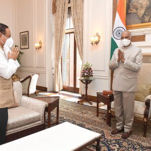 CUSB VC’s meet with President of India