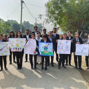 Awareness drive by Legal Aid Clinic on World Human Rights Day at Fatehpur School