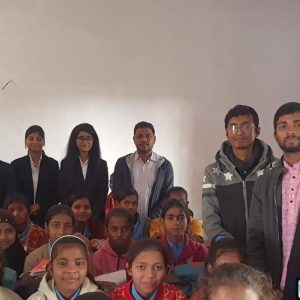 सीयूएसबी के प्रोबोनो क्लब ने नेपा गांव में बच्चों के साथ मनाया विश्व हिन्दी दिवस